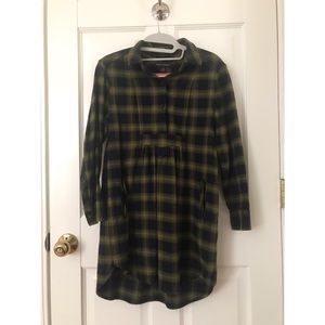 Banana Republic petite plaid tunic